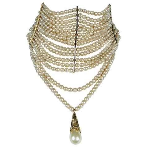 dior choker necklace